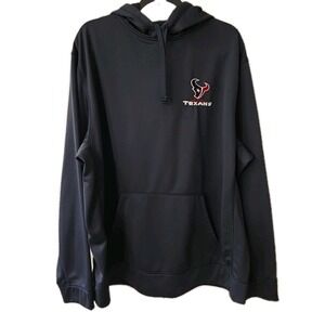 Dunbrooke Houston Texans Logo Embroidered Blue‎ Pullover Hoodie Men's Size XXL